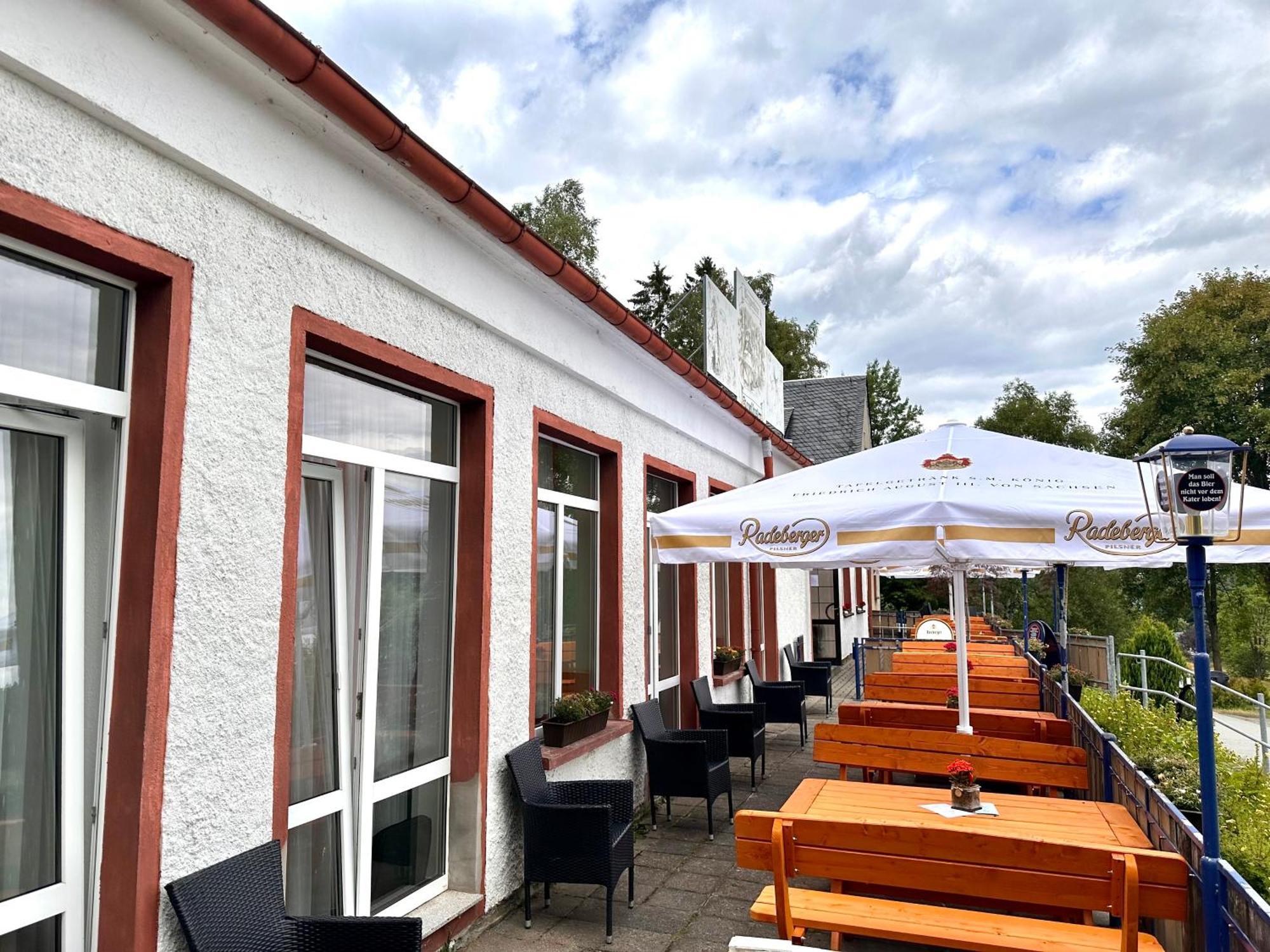 Pension Und Berggasthaus Kapellenstein Geyer Exteriör bild