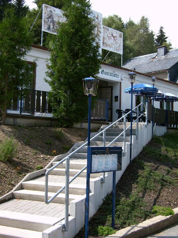 Pension Und Berggasthaus Kapellenstein Geyer Exteriör bild